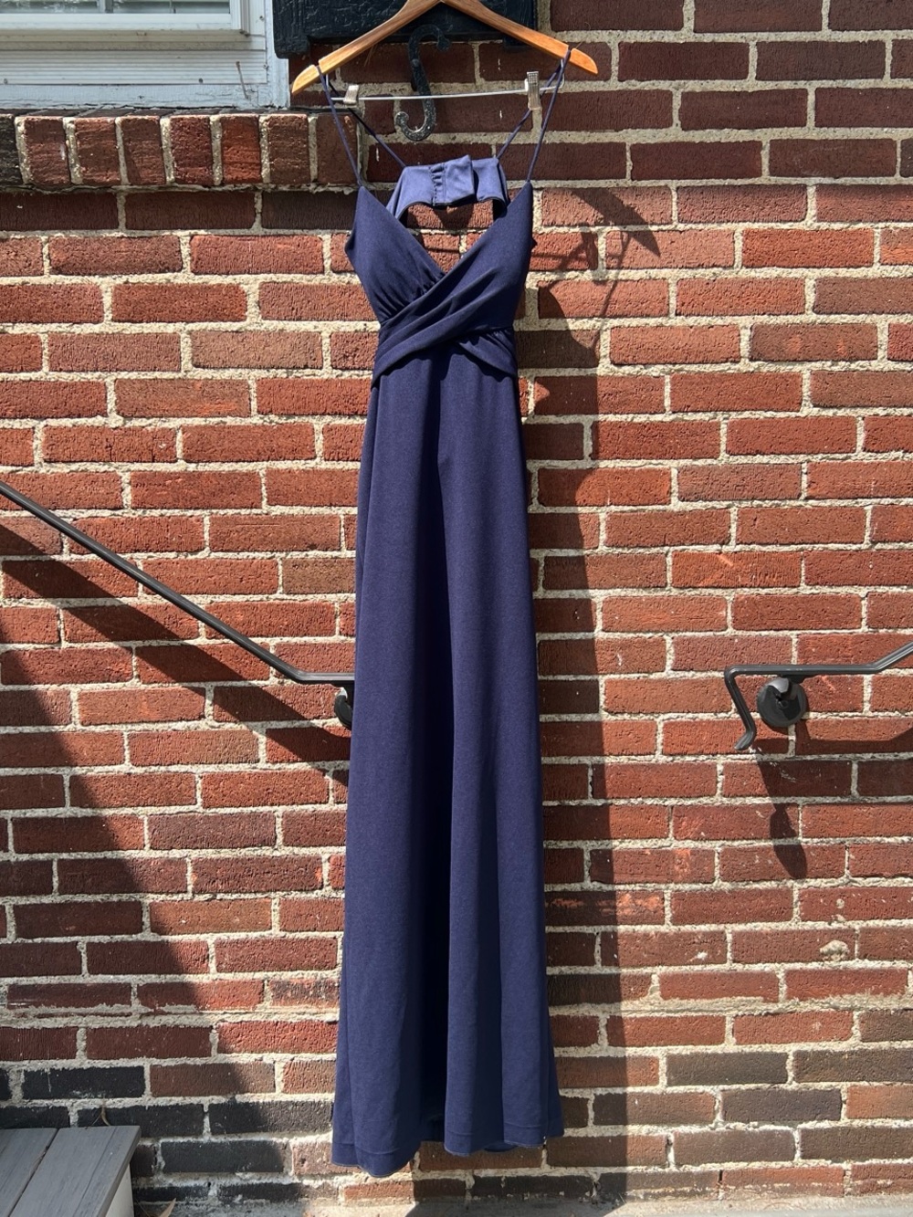 Navy Blue Women's Evening Maxi Dress